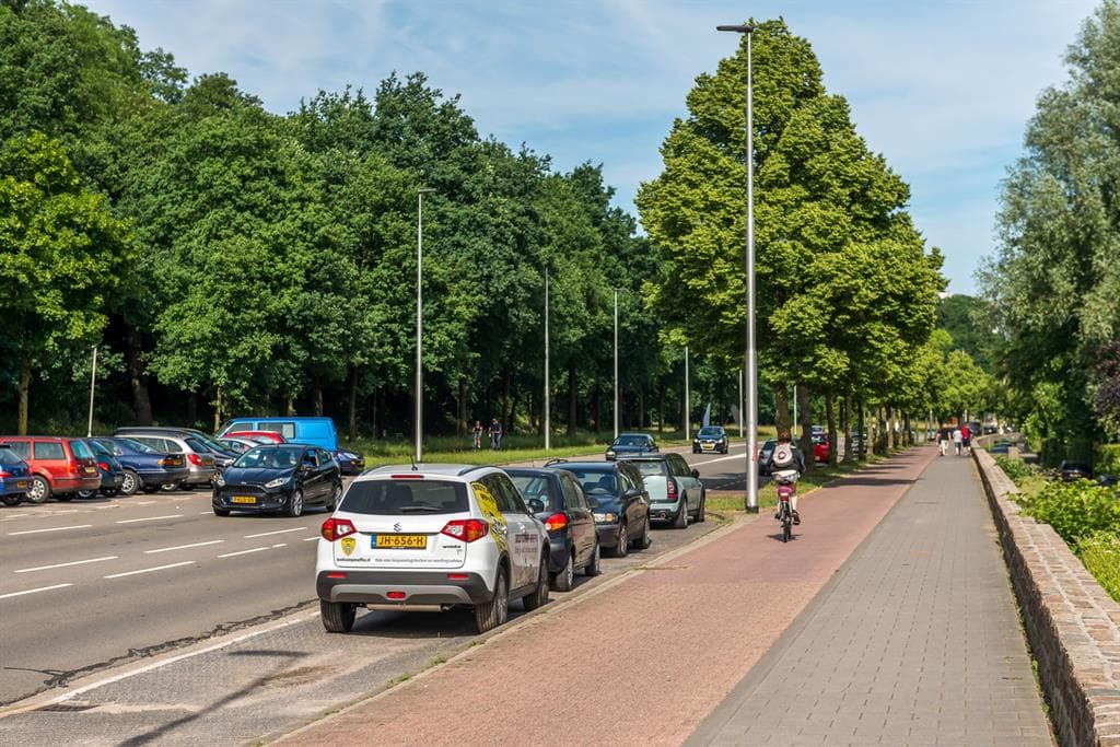 Snelle fietsroutes Nederrijnpad Onderlangs Oude Kraan.