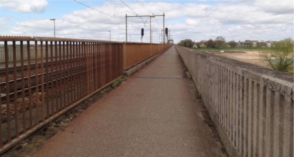 Snelle fietsroutes Wilhelminabrug deventer